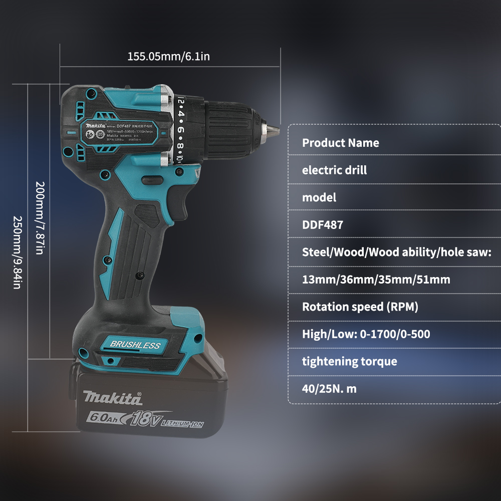 18V Brushless Cordless Drill 4 - Power Tools Review 评论和价格