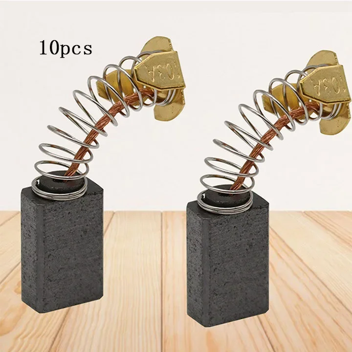 10Pcs 15x10x6mm Carbon Brush f - Power Tools Jack Hammer 评论和价格