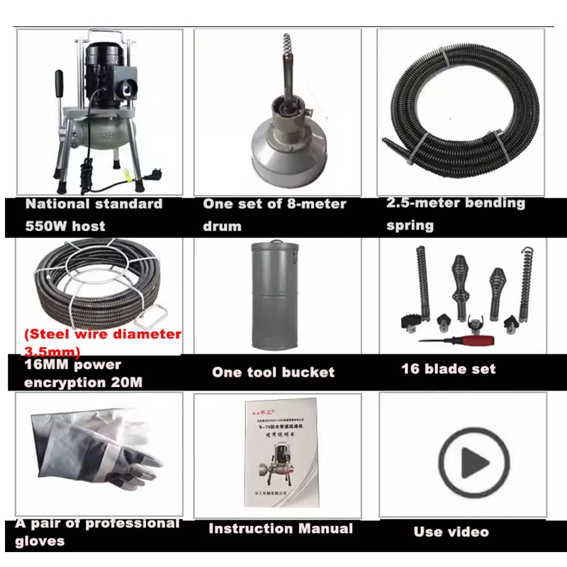 Electric Pipe Dredging Tool  W - Power Tools Types 评论和价格